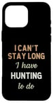 Coque pour iPhone 16 Pro Max Hunter Hunting Fishing Deer Game Hobby Job Pour homme et femme