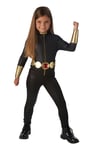 AA Black Widow Girls Costume Superhero Book Day Fancy Dress Outfit Kids