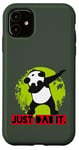 Coque pour iPhone 11 Dab Dabbing Panda Eco Planet Green Save World