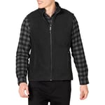 Amazon Essentials Veste Polaire à Fermeture éclair intégrale (Grandes Tailles Disponibles) Homme, Noir, M