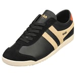 Gola Bullet Pure Womens Black Oat Casual Trainers - 3 UK