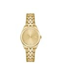 Lacoste Analogue Quartz Watch for Women with Gold Colored Stainless Steel Bracelet - 2001303