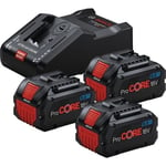 Bosch ProCORE startsats 18 V med 3x8,0 Ah och GAL 18V-160