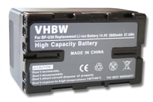 Battery for Sony PMW-EX3 PMW-F3 PMW-F3K PXW-FS7 PMW-F3L PXW-FS5K PXW-FS5 2600mAh