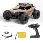 MYRCLMY Remote Control Car Toy,High Speed Remote Control Car 25Km/H 1:18 Big Size Monster Truck 2.4Ghz Large Tire Radio Control Cars Toys Vehicle Electric Hobby Truck,Brown