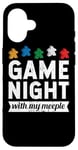 iPhone 16 Game Night With My Meeple Funny Gift Board Game Player Case