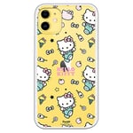 Personalaizer Coque pour iPhone 11 - Hello Kitty Patron Stickers