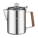 Coffee Percolators Stovetop for Camping, Percolator Coffee Pot Stainless1257