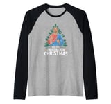 Put the Christ Back in Christmas Christian Faith Holiday Raglan Baseball Tee