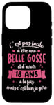 Coque pour iPhone 16 Pro 18 ans Cadeau Anniversaire Femme Belle Gosse Idée Cadeau