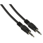 Auline® 25cm Black Aux Auxiliary Audio Cable Lead Car Music Speakers Headphones