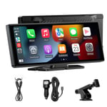 TOGUARD 9,26" bilradio Carplay 2,5K bilkamera Dashcam, trådlös Android Auto pekskärm