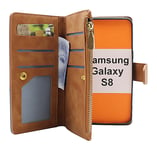 XL Standcase Lyxfodral Samsung Galaxy S8 (G950F) (Brun)