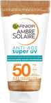 Garnier Ambre Solaire Anti-age, Face Protection Cream SPF50, Super UV, 50ml