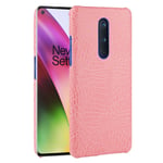 Croco OnePlus 8 skal - Rosa