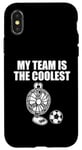 iPhone X/XS My Team Is The Coolest, Desk Fan Playing Football Soccer Case