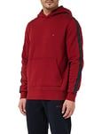 Tommy Hilfiger Men Prep Tape Hoodie, Red (Regatta Red), S