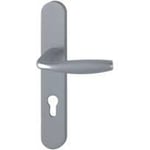 HOPPE AG Ensemble de Porte Plaque Large New York Clé i Aspect INOX F9 HOPPE-1810/300M-195mm-entr.7/70 C.7mm-48/57-3540109