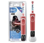 Oral-B Stages Vitality 100 STAR WARS Electric Rechargeable Toothbrush Kids - RED