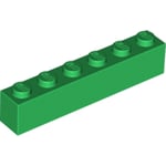 LEGO Grön Brick 1X6 4111844-B43