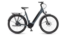 Velo de ville electrique winora sinus r8ef wave shimano nexus courroie 8v 500 wh 650b gris bleu 2023