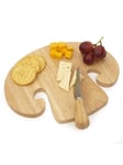 Kikkerland - Mushroom Cutting Board & Knife