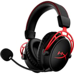 HyperX Cloud Alpha - Micro-casque - circum-aural - 2,4 GHz - sans fil - noir, rouge - pour Victus by HP Laptop 15, 16; Laptop 14, 15, 17; Pavilion x360 Laptop; Pro 290 G9