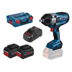 Boulonneuse 18V GDS 18V-1000 Professional + 2 batteries Procore 8 Ah + chargeur + L-Boxx 136 - BOSCH - 773669