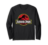 Jurassic Park Classic T-Rex Skeleton Logo Long Sleeve T-Shirt