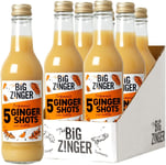 Big Zinger Ginger Organic Plant Based Shots - No Added Sugar, 6x330ml - 30 Shot