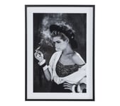 Image 50x70 cm FEMME CIGARETTE Noir