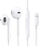 Ecouteurs Intra-Auriculaires Pour Iphone-Son Stereo Hi-Fi Avec Microphone Et Contrôle Du Volume-Compatible Avec Iphone 12/14 Pro/14 Pro Max/13/12 Mini/Se/11/X/Xs Max/Xr/8/7 Plus