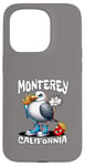 Coque pour iPhone 15 Pro Monterey California Seagull French Fries Souvenir drôle