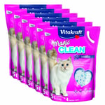 VITAKRAFT Litière pour Chat Magic Propre Lavande 6 x 5 Litre (30L) Staubarm