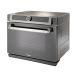 bimar B400 Four numérique 40 litres Prêt-four électronique à vapeur, parois intérieures inox, cuisson basse température, 31 programmes préréglés Puissance 2100-2400 W