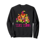 Retro Tiki Bar Design Tiki Time Sweatshirt