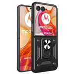 Motorola Razr 50 Ultra 5G - SLIDE Hybrid skal m/kickstand - Svart