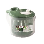 Snips Washer Dryer 19.5 x 26.5 x 19 cm| Green & White | Made in Italy, Multi-Coloured, Wash & Dry Salad Spinner 3 LT