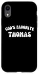 Coque pour iPhone XR Thomas préféré de Dieu - Religieux chrétien drôle