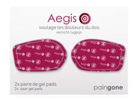 Accessoire électromusculation Paingone Aegis Gel pads de remplacements 2 paires Rouge