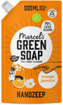 Marcel's Green Soap - Hand Soap Refill Orange & Jasmine - Handwash Dispenser Re