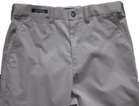 M&S Mens Marks and Spencer Grey Chino Tapered Trousers Size 30 Leg 33