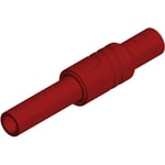 Fiche banane femelle de sécurité Ø de la broche: 4 mm SKS Hirschmann KUN S 934096101 rouge 1 pc(s)