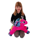 Peluche Licorne Rose 50cm Poney Cheval Magique Avec Ailes