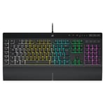 Corsair K55 RGB PRO clavier Jouer USB QWERTY Italien Noir