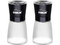 Stoneline Salt And Pepper Mill Set 21653 Mill Housing Material Glass/Stainless Steel/Ceramic/Ps The High-Quality Ceramic Grinder Is Continuously Variable And Can Be Adjusted To Various Grinding Degrees. Spices Can Be Ground Anywhere Between Powdery