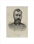 Wee Blue Coo Vintage General Ulysses S Grant President America Wall Art Print