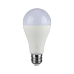 A65 LED 17W E27 - Plastlampa, 6500K, 200D - Kulör : Kall