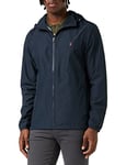 Joules Men's Arlow Waterproof Raincoat, Marine Navy, XS