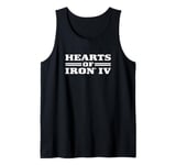 Hearts of Iron IV logo white Strategy Game Tank Top